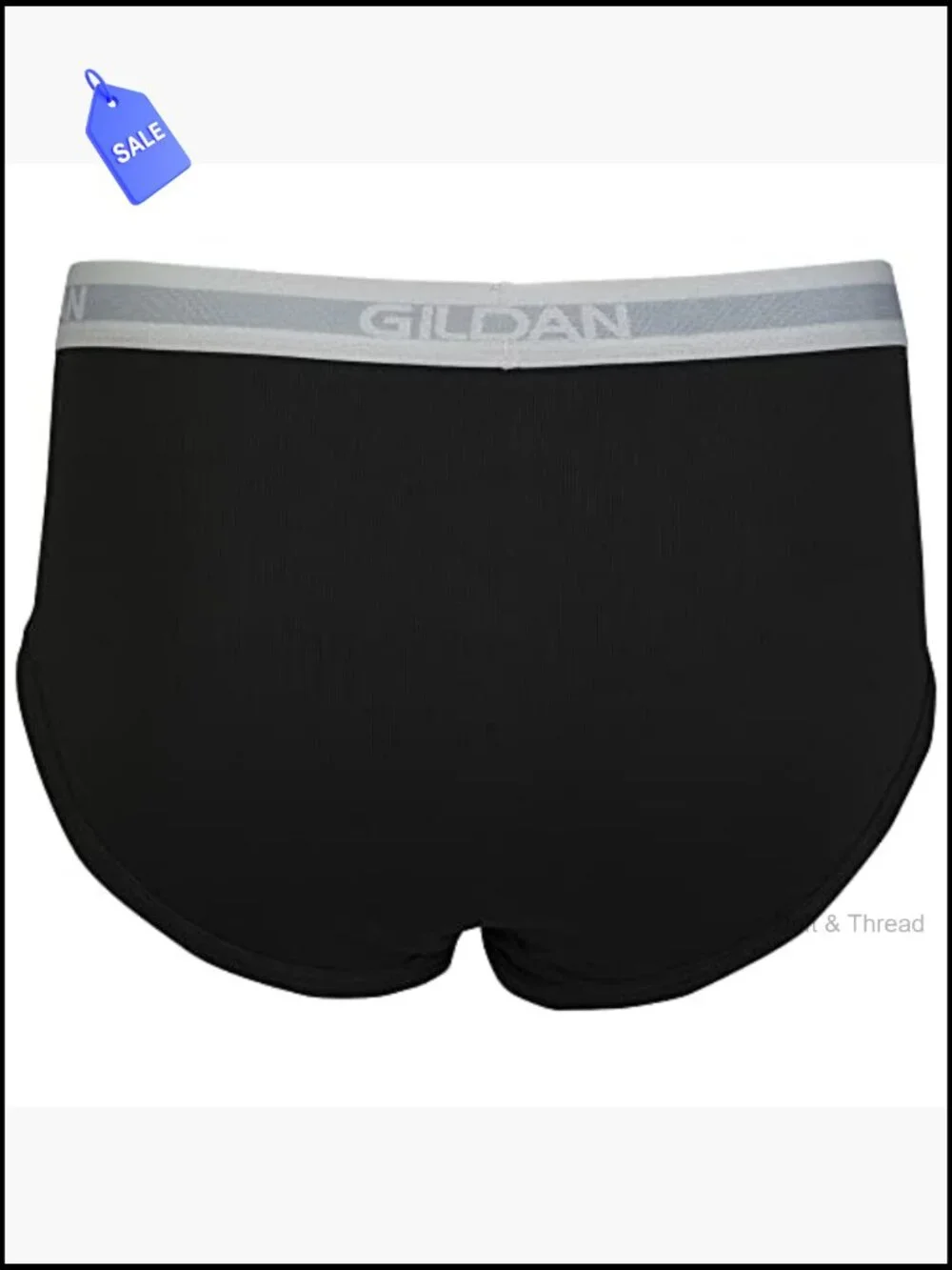 Men's Cotton Briefs 6-Pack Non-Binding Plush Waistband Underwear